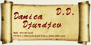 Danica Đurđev vizit kartica